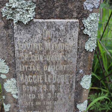 HARDY Maggie, le 1937-1945