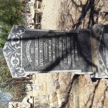 HATTINGH Petrus Jacobus 1862-1922 &amp; Maria Susanna Elizabeth VORSTER 1862-1948