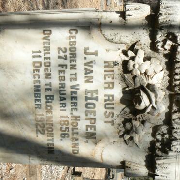 HOEPEN J., van 1856-1922