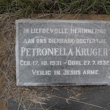 KRUGER Petronella 1931-1932