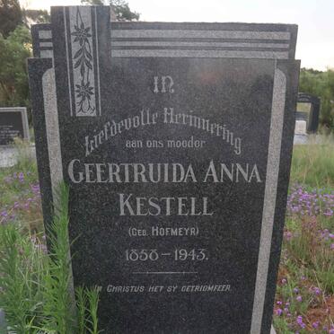 KESTELL Geertruida Anna nee HOFMEYR 1858-1943