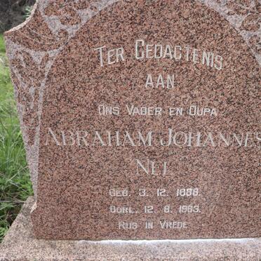 NEL Abraham Johannes 1888-1963