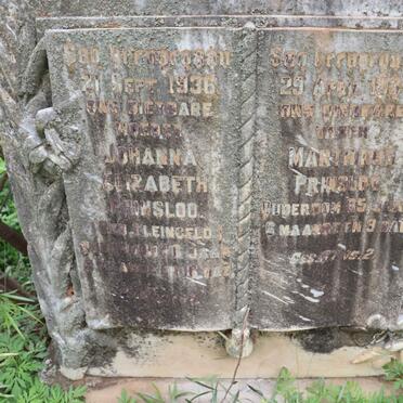 PRINSLOO Marthinus -1937 &amp; Johanna Elizabeth KLEINGELD -1936