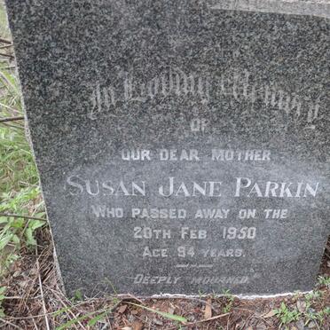 PARKIN Susan Jane -1950