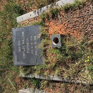 PAPENFUS Charles William 1878-1966