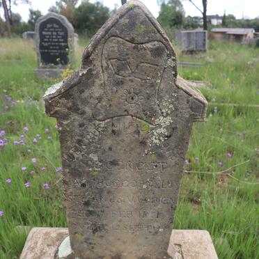 VUUREN Jacobus Cornelus Stefanus, v. 1871—193?