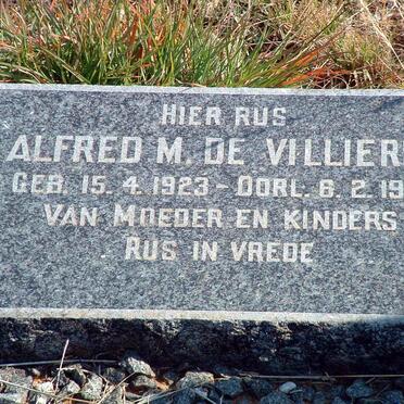 VILLIERS Alfred Myburgh, de 1923 - 1970