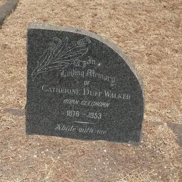 WALKER Catherine Duff born CLEGHORN 1876-1953