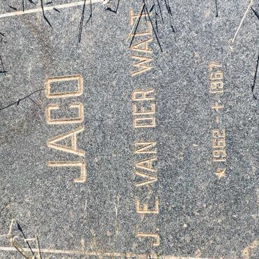 WALT J.E., van der 1962-1967