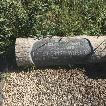 WEPENER Pieter Ernst 1906-1965 &amp; Magdalena F.C. HATTINGH 1917-2001