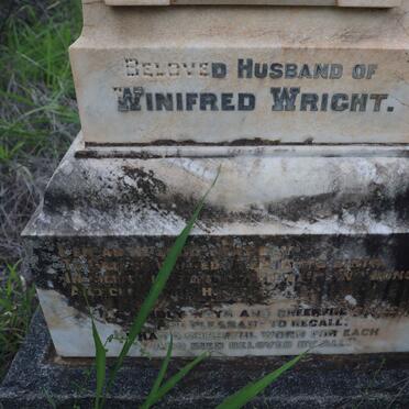 WRIGHT Stanley Joseph -1923