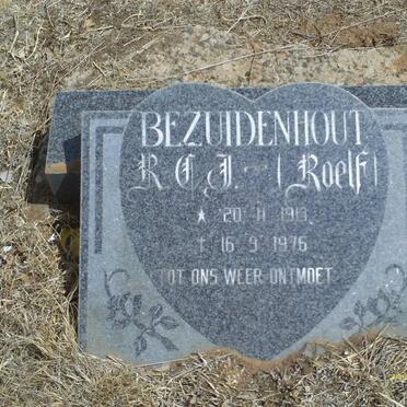 BEZUIDENHOUT R.C.J. 1913-1976
