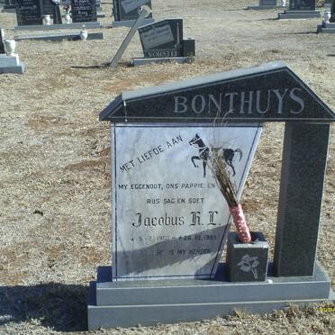 BONTHUYS Jacobus H. I. 1950-1985