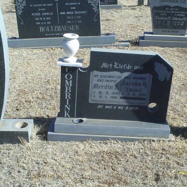 COMBRINK Mervin A. 1942-1986 &amp; Jacoba H. 1948-