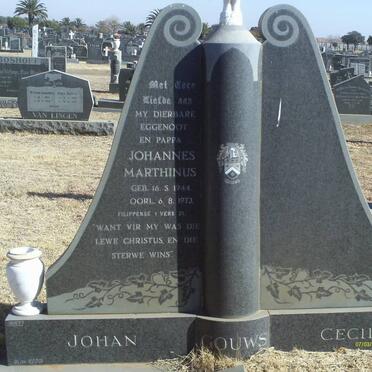 GOUWS Johannes Marthinus 1944-1973
