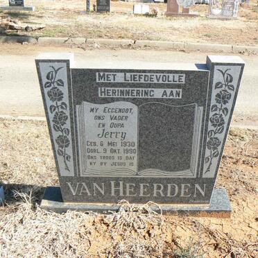 HEERDEN Jerry, van 1930-1990