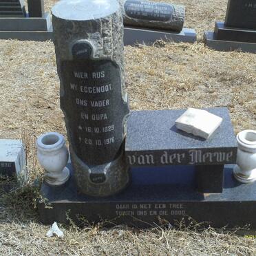 MERWE Johan, van der 1929-1976