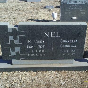 NEL Johannes Eckhardt 1898-1976 &amp; Cornelia Carolina 1903-1993