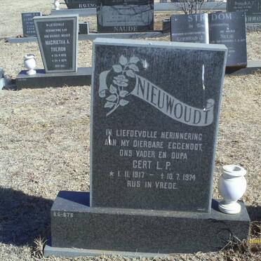 NIEUWOUDT Gert L.P. 1917-1974