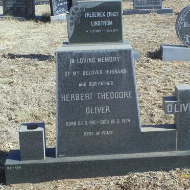 OLIVER Herbert Theodore 1911-1974