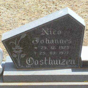 OOSTHUIZEN Nico Johannes 1925-1977