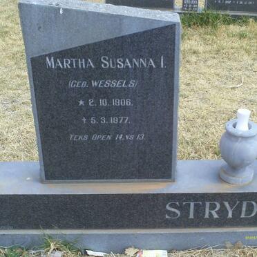 STRYDOM Jasper Francois 1906-1977 &amp; Martha Susanna I. WESSELS 1906-1977          