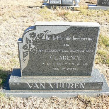 VUUREN Clarence, van 1936-1990