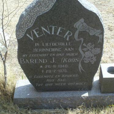 VENTER Barend J. 1940-1975