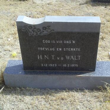 WALT H.N.T., v.d. 1923-1975