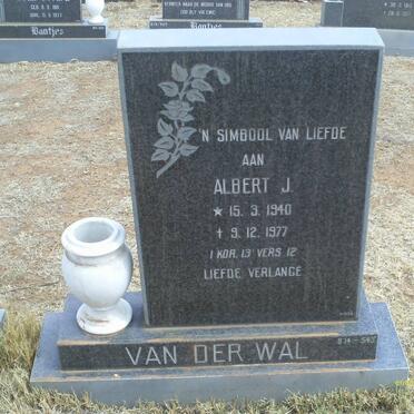 WAL Albert J., van der 1940-1977