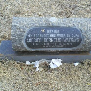 WATKINS Andries Cornelis 1921-1975