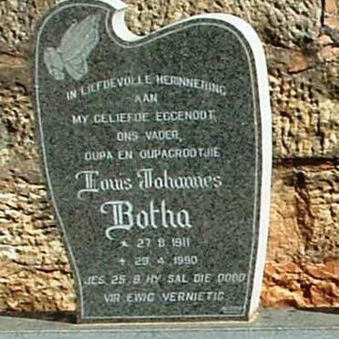 BOTHA Louis Johannes 1911-1990