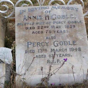 GOBLE Percy -1948 &amp; Annie H. -1939
