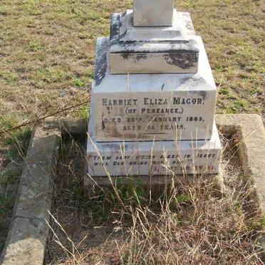 MAGOR Harriet Eliza -1885