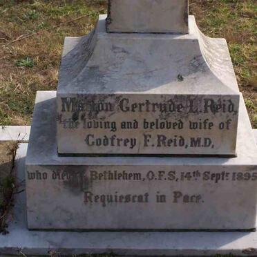 REID Marian Gertrude L. -1895