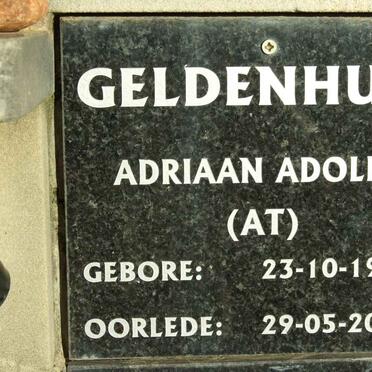 GELDENHUYS Adriaan Adolph 1946-2009