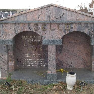 SELLO Louis Joas 1921-1999