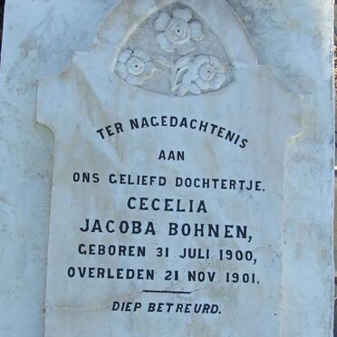 BOHNEN Cecelia Jacoba 1900-1901