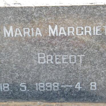 BREEDT Maria Margrieta 1898-1901