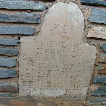 HERHOLDT Huibrecht 1886-1901