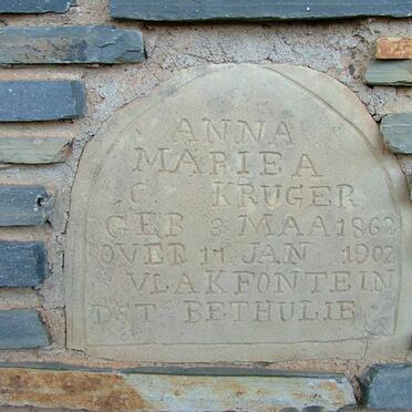 KRUGER Anna Marie A. C. 1862-1902