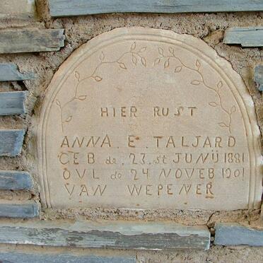 TALJARD Anna E. 1881-1901