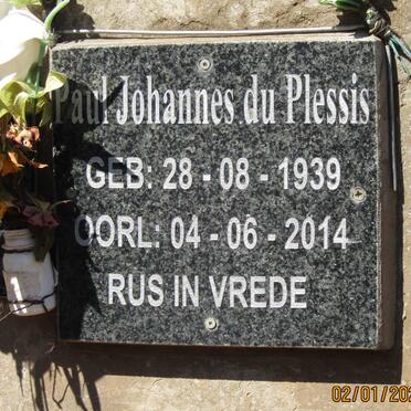 PLESSIS Paul Johannes, du 1939-2014