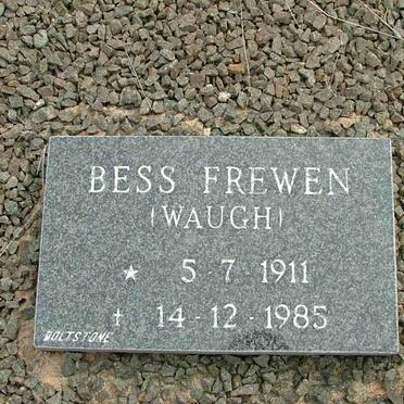 FREWEN Bess nee WAUGH 1911-1985