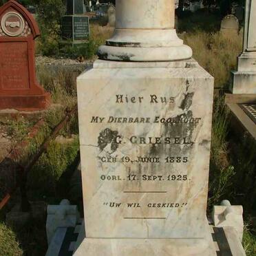 GRIESEL S.G. 1885-1925