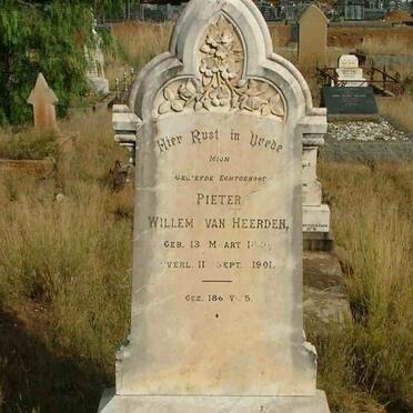 HEERDEN Pieter Willem, van 1826-1901