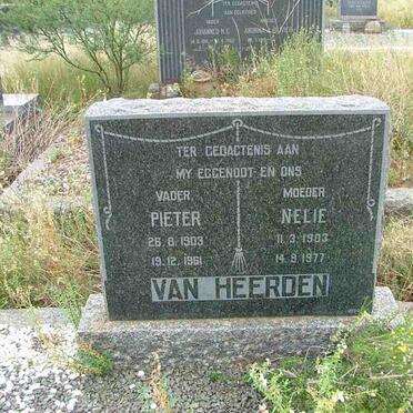 HEERDEN Pieter, van 1903-1961 &amp; Nelie 1903-1977