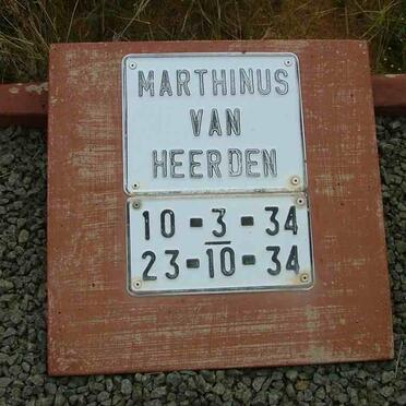 HEERDEN Marthinus, van 1934-1934