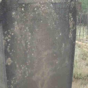 HAYGARTH Susannah Simpson nee KIRKHAM -1883 :: DOBBIN Sarah Charlotte -1877