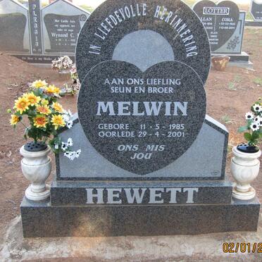 HEWETT Melwin 1985-2001